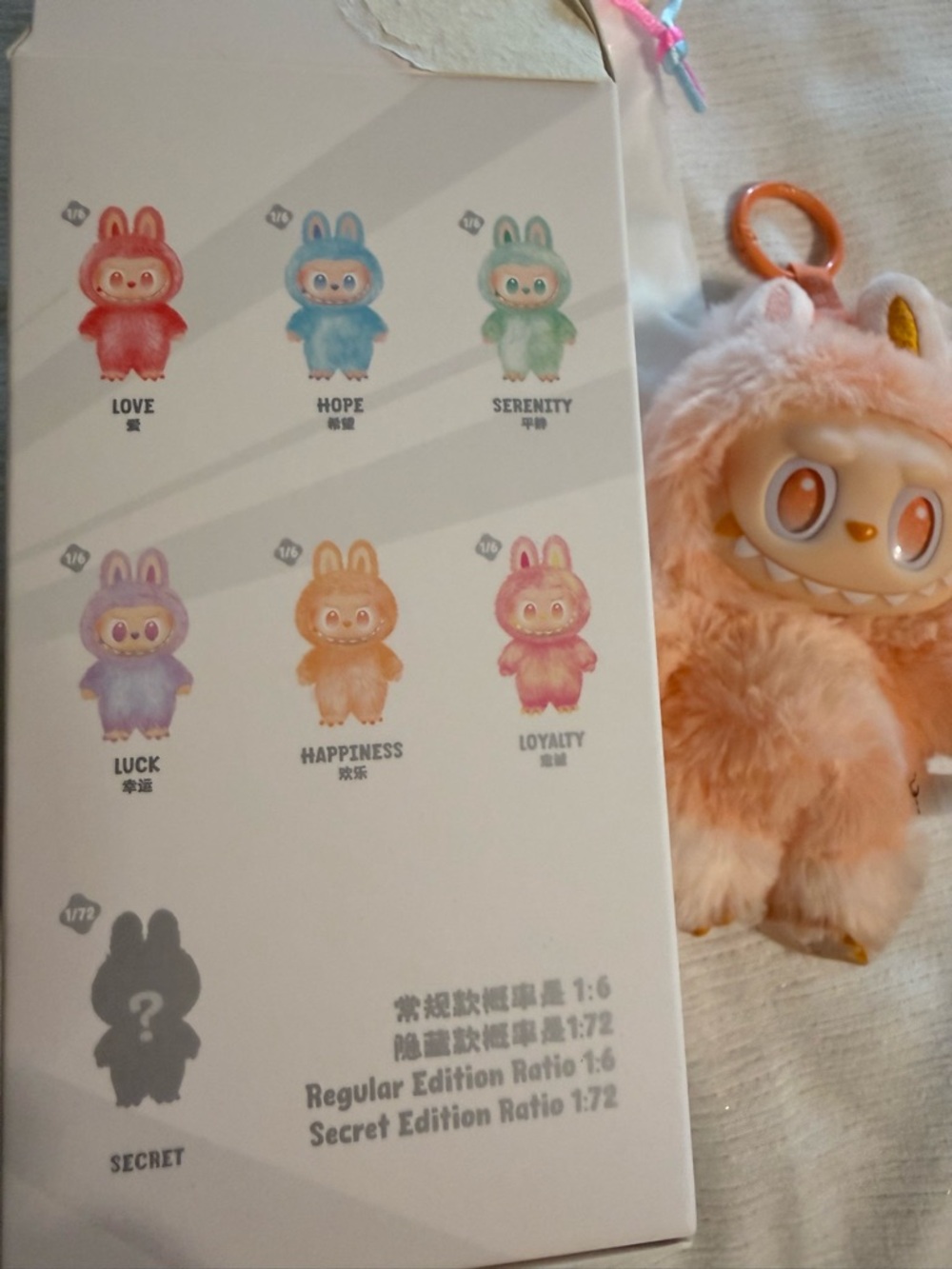 POP MART Monsters Big Into Energy Series Labubu HAPPINESS Figure Open Box - Picture 4 of 4
